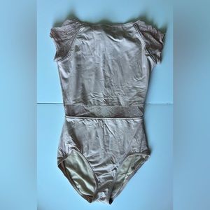 Capezio Light Pink Mesh Dotted Leotard